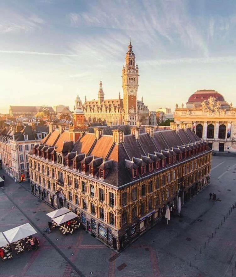 Appartement Design Hyper Centre Lille - Netflix Wifi Fibre - Parking Buitenkant foto